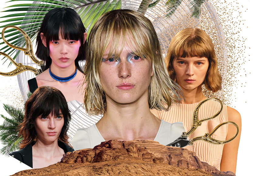 앞 머리를 자르고 싶다면 풀 뱅으로 하세요