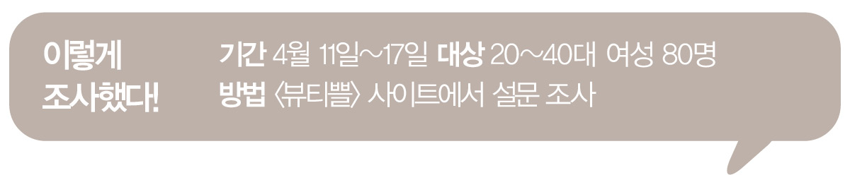 뷰티쁠 설문 조사