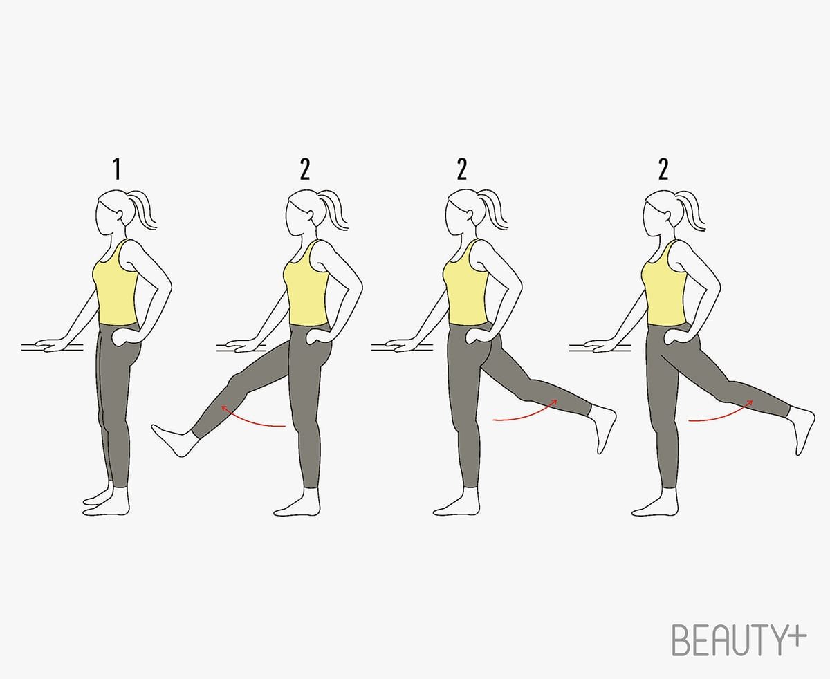 하체 운동, 스트레칭, 고관절 스트레칭, 근력 운동, 유산소 운동