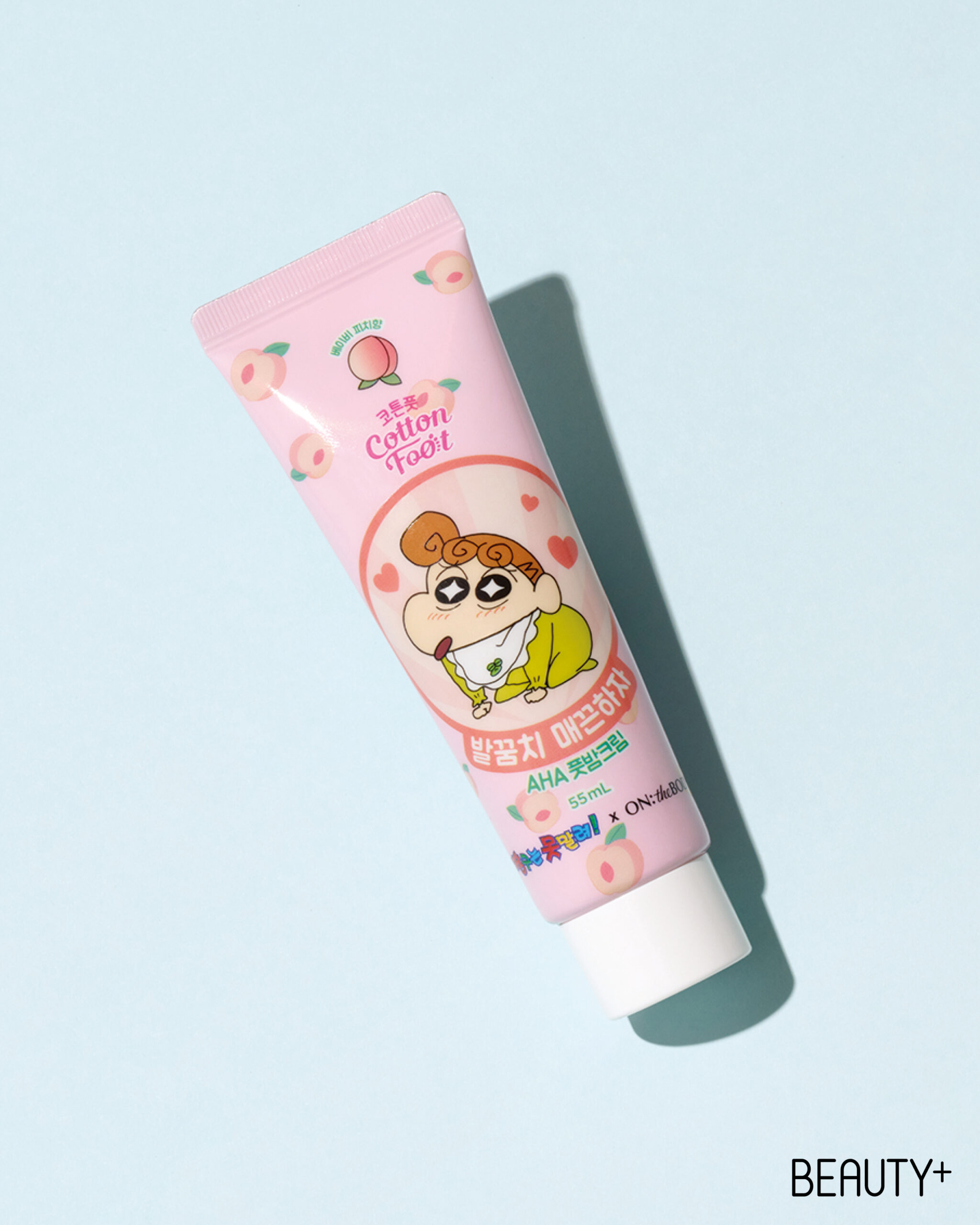 온더바디 코튼풋 발꿈치매끈하자 짱구 에디션 풋밤크림