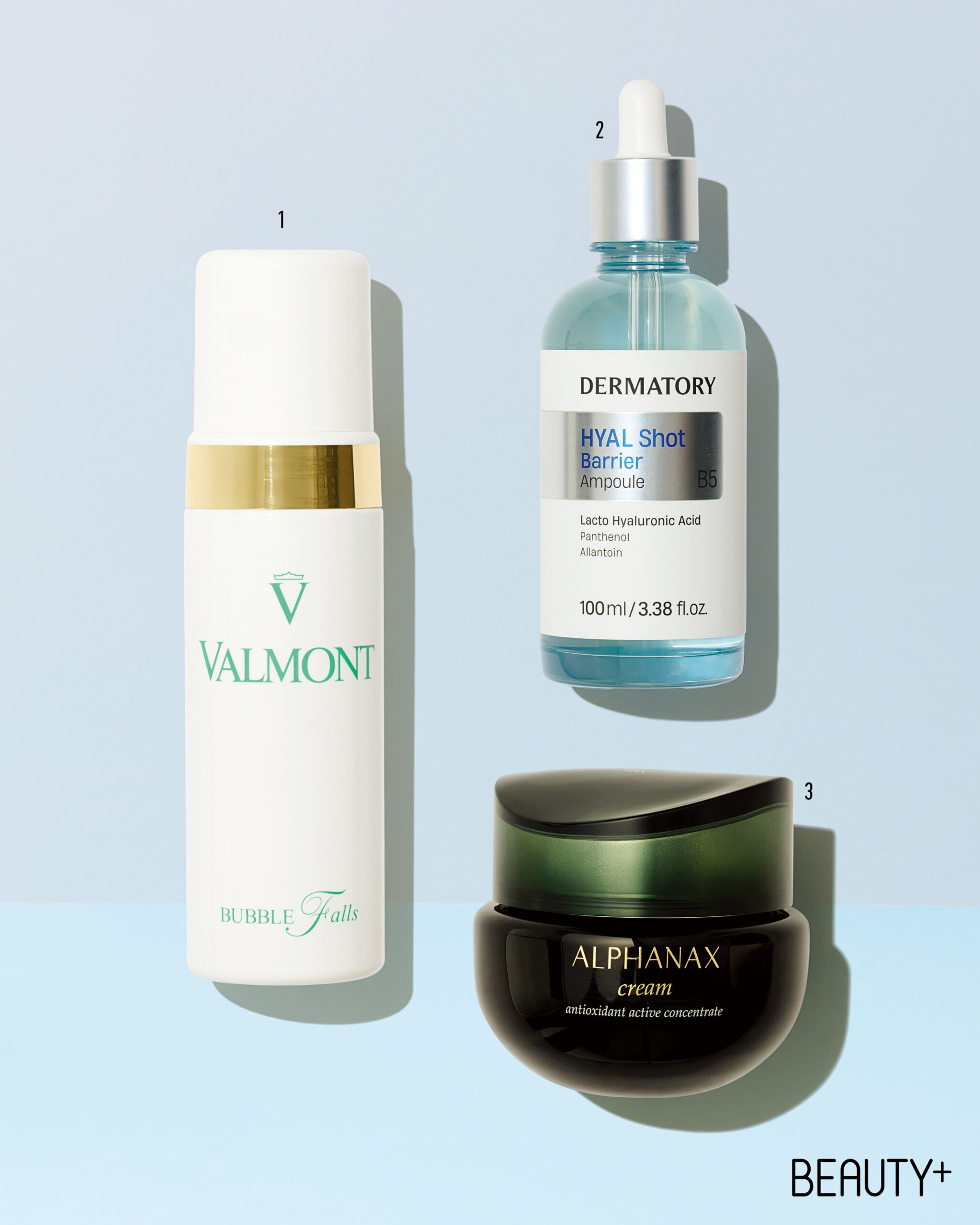 발몽 버블 폴스, 더마토리 히알샷 배리어 B5 앰플, 연작 알파낙스 크림
