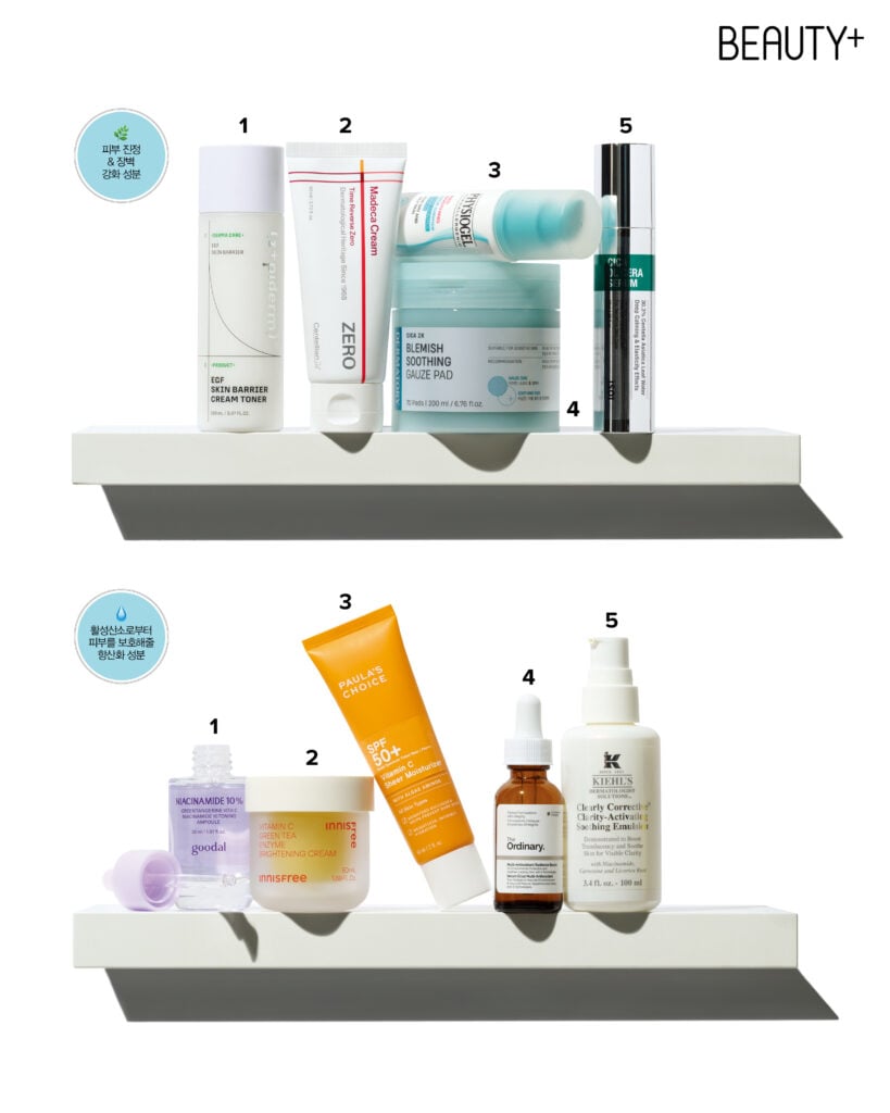 피부 진정 & 장벽 강화 성분,  활성산소로부터 피부를 보호해줄 항산화 성분 추천 화장품