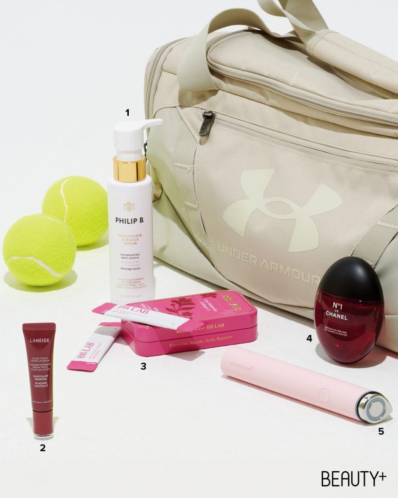 필립비 미라클 세럼, 라네즈 글레이즈 크레이즈 틴티드 립 세럼 #07 초콜렛, 뉴트리원 비비랩 저분자 콜라겐, 샤넬 N°1 DE CHANEL 레드 까멜리아 세럼 인 미스트, 메디큐브 에이지알 부스터 프로 미니 #핑크