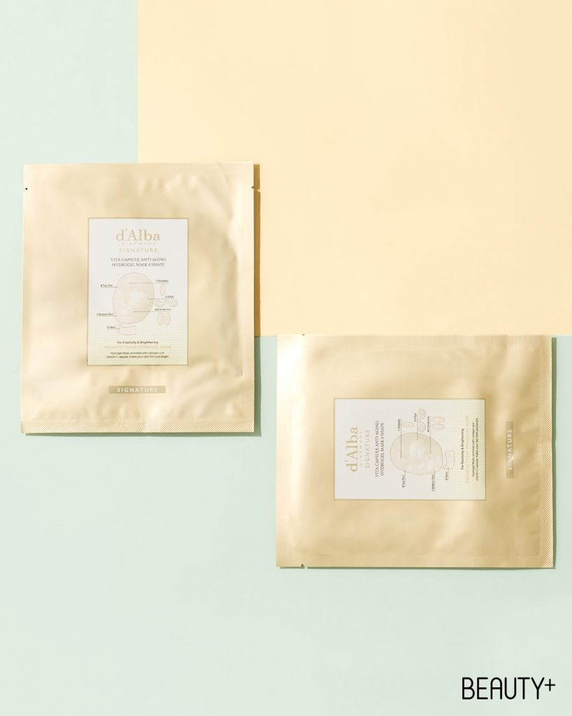 달바 시그니처 비타 캡슐 안티에이징 하이드로겔 마스크 8쉐입