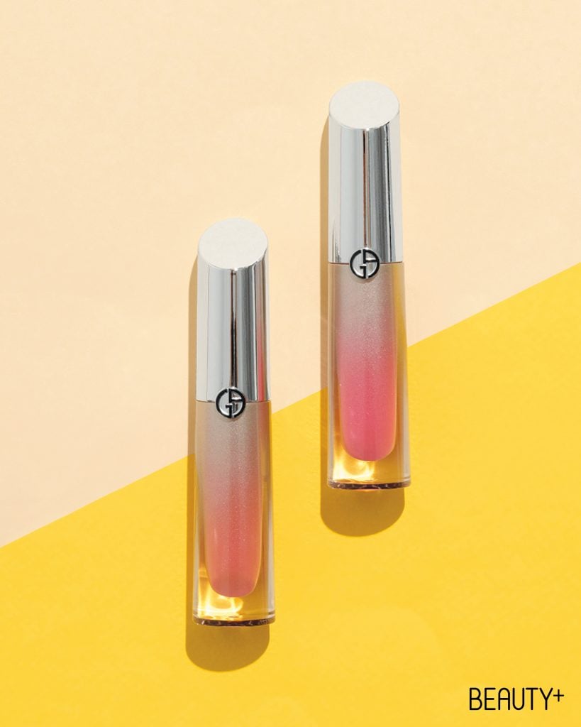 아르마니 뷰티 프리즈마 글래스 아이시 플럼핑 글로스 #33 로즈우드 프로스트, 34 프로즌 캔디