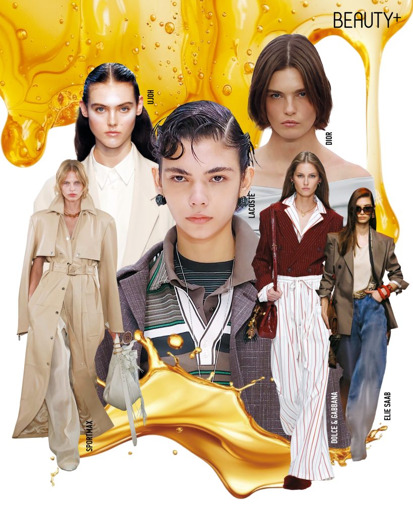  HAIR TEXTURE PLAY,  젤리 텍스처와 오일 광택의 헤어스타일링