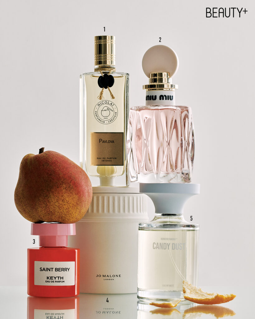 니콜라이 퍼퓸 파블로바 인텐스 오 드 퍼퓸, 미우미우 로 로제 EDP, 키스 오드퍼퓸 생 베리, 조 말론 런던 프레쉬 피그 앤 카시스 캔들 , 본투스탠드아웃 캔디 더스트