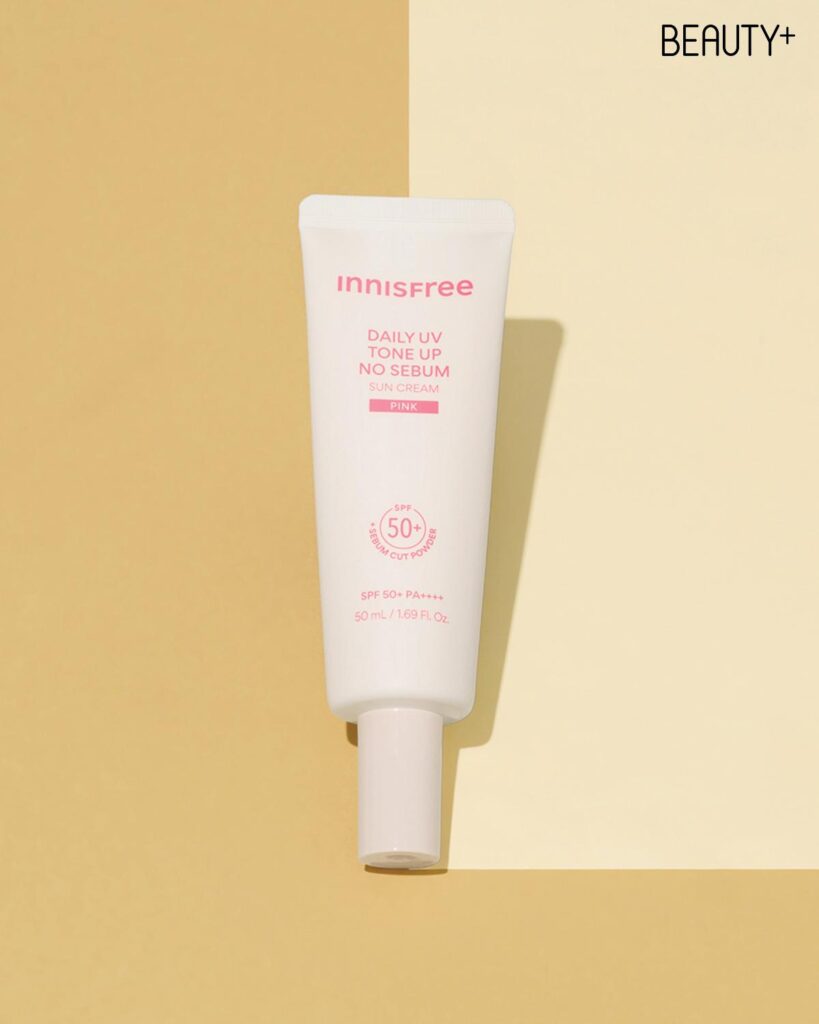 이니스프리 노세범 톤업 선크림 SPF50+/PA++++