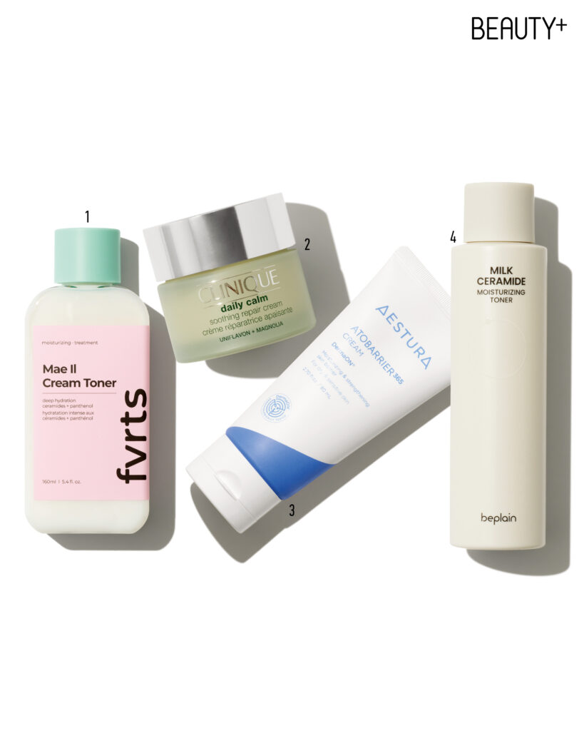 페이보릿 매일 크림 토너 , 크리니크 데일리 캄 수딩 리페어 크림 , 에스트라 아토베리어365 크림, 비플레인 밀크 세라마이드 보습 토너